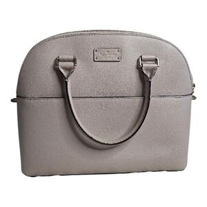 Kate Spade Gray Leather Satchel